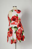 Plus Size Clothing for Women - Floral V-Neck Skater Dress - Society+ - Society Plus - Buy Online Now! - 3