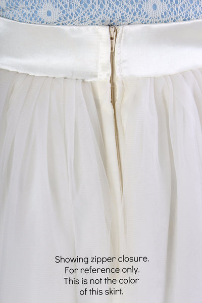Plus Size Clothing for Women - Society+ Premium Tutu with Zipper - Long Grey - Society+ - Society Plus - Buy Online Now! - 4