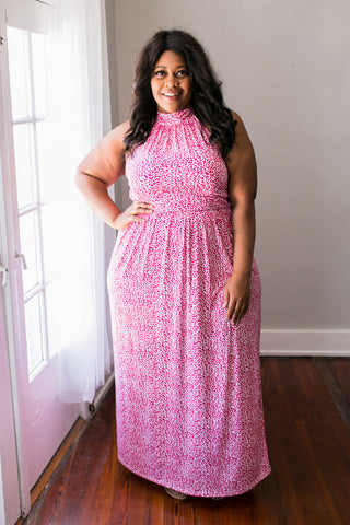 Plus Size Clothing for Women - Animal Print Maxi Dress - Society+ - Society Plus - Buy Online Now! - 1