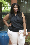 Plus Size Clothing for Women - Sleeveless Bow Blouse - Black - Society+ - Society Plus - Buy Online Now! - 1