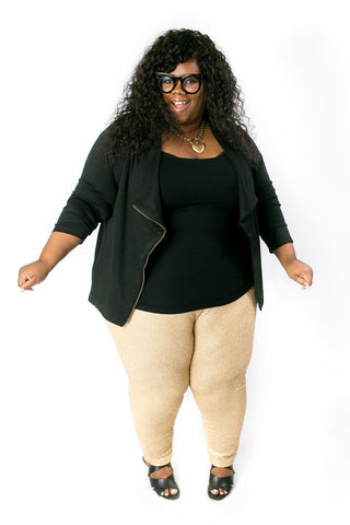 Plus Size Clothing for Women - Fancy Pants - Gold - Society+ - Society Plus - Buy Online Now! - 1