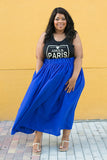 Plus Size Clothing for Women - Cobalt Blue Twirl Skirt - Society+ - Society Plus - Buy Online Now! - 2