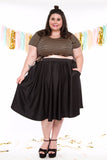 Plus Size Clothing for Women - Birthday Stripes Tee - Bronze - Society+ - Society Plus - Buy Online Now! - 4