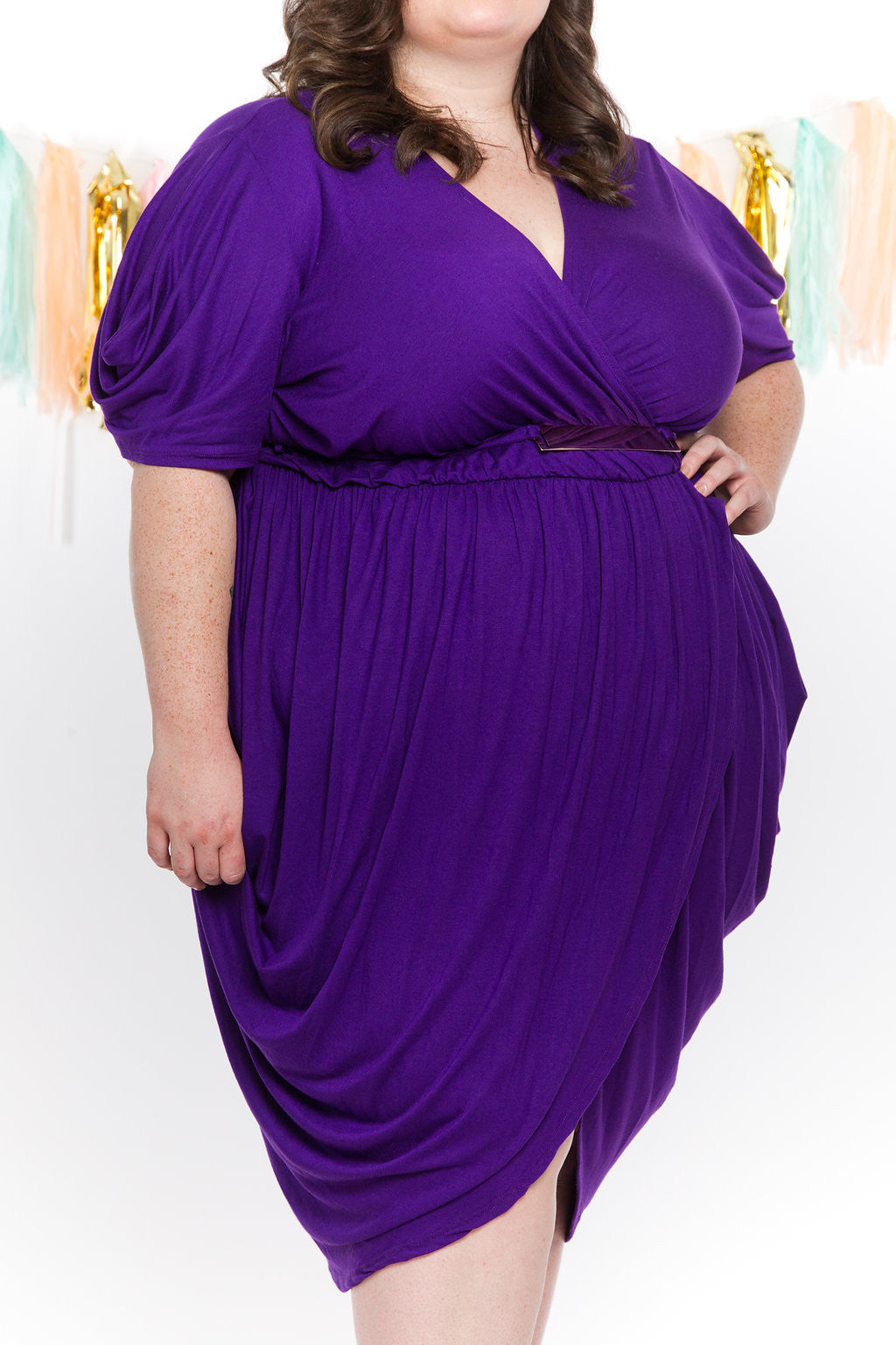 Plus Size Dress - Amethyst Tulip Society Plus Plus Size Dress - Amethyst Tulip Society Plus