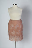 Plus Size Clothing for Women - Blush Lace Skirt - Society+ - Society Plus - Buy Online Now! - 4