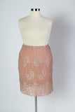 Plus Size Clothing for Women - Blush Lace Skirt - Society+ - Society Plus - Buy Online Now! - 5