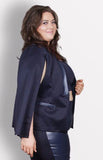 Plus Size Clothing for Women - Society+ Plus Size Cape - Navy - Society+ - Society Plus - Buy Online Now! - 3