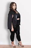 Plus Size Clothing for Women - Society+ Plus Size Cape - Navy - Society+ - Society Plus - Buy Online Now! - 2