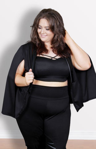 Plus Size Clothing for Women - Society+ Cape - Black - Society+ - Society Plus - Buy Online Now! - 3