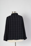 Plus Size Clothing for Women - Collared Pocket Top by Sabrina Servance - Navy - Society+ - Society Plus - Buy Online Now! - 4