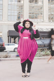 Plus Size Clothing for Women - Magenta Tulip Dress - Society+ - Society Plus - Buy Online Now! - 5