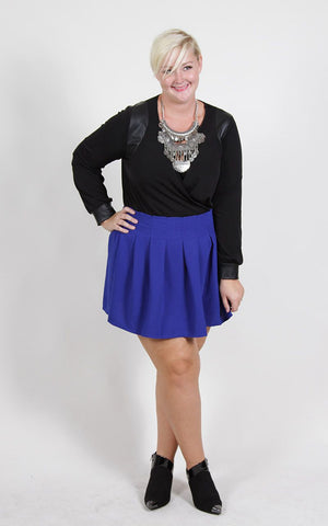Plus Size Clothing for Women - Ameowz Fall Mini Skirt - Society+ - Society Plus - Buy Online Now! - 1