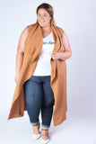 Plus Size Clothing for Women - Chicest Of Them All Vest - Tan - Society+ - Society Plus - Buy Online Now! - 2