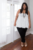 Plus Size Clothing for Women - Blossom Peplum Top - Society+ - Society Plus - Buy Online Now! - 1