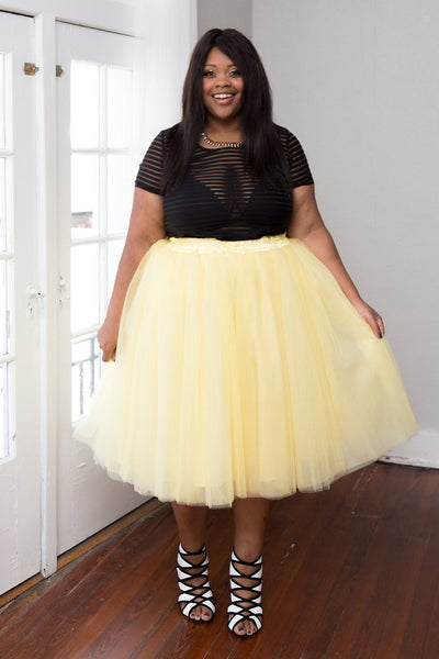 Plus Size Clothing for Women - Society+ Premium Tutu - Buttercup - Society+ - Society Plus - Buy Online Now! - 5