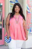 Plus Size Clothing for Women - Striped Round Crossbody Bag - Blue - Society+ - Society Plus - Buy Online Now! - 1