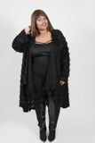 Plus Size Clothing for Women - Knitted Maxi Coat by Sabrina Servance - Society+ - Society Plus - Buy Online Now! - 2