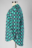 Plus Size Clothing for Women - Nautical Checkered Top - Society+ - Society Plus - Buy Online Now! - 3