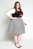 Plus Size Clothing for Women - Seeing Stripes Pleated Skirt - Society+ - Society Plus - Buy Online Now! - 5