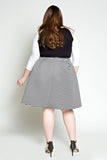 Plus Size Clothing for Women - Seeing Stripes Pleated Skirt - Society+ - Society Plus - Buy Online Now! - 2