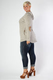 Plus Size Clothing for Women - Nautical Stripe Hooded Tunic - Society+ - Society Plus - Buy Online Now! - 2