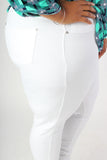 Plus Size Clothing for Women - White Leggings - Society+ - Society Plus - Buy Online Now! - 2