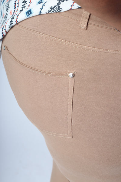 Plus Size Clothing for Women - Tan Leggings - Society+ - Society Plus - Buy Online Now! - 3