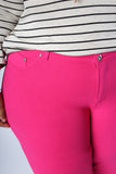 Plus Size Clothing for Women - Dark Pink Leggings - Society+ - Society Plus - Buy Online Now! - 2