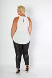 Plus Size Clothing for Women - Chic Keyhole Top - Society+ - Society Plus - Buy Online Now! - 3