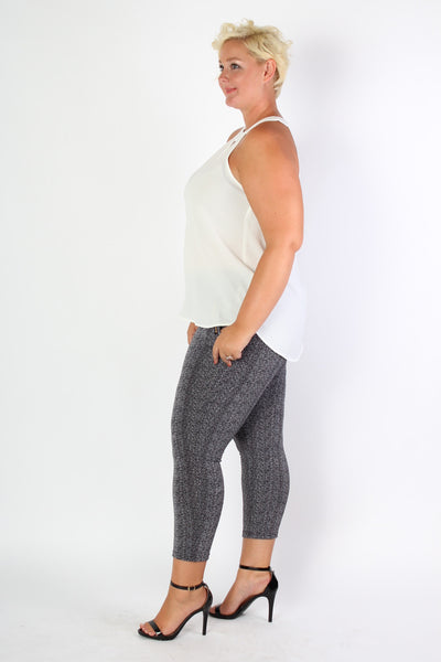 Plus Size Clothing for Women - Patterned Leggings - Society+ - Society Plus - Buy Online Now! - 2