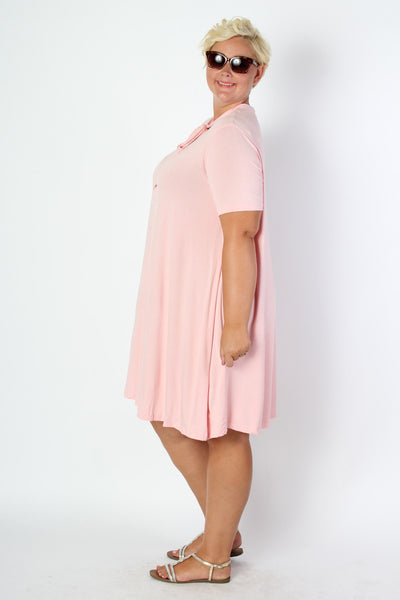 Plus Size Clothing for Women - Bubblegum Bow Tie Dress - Society+ - Society Plus - Buy Online Now! - 2