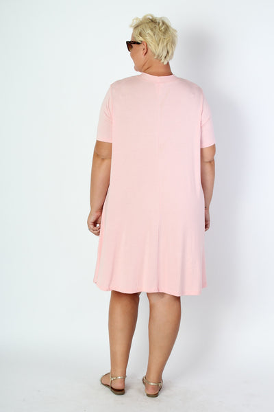 Plus Size Clothing for Women - Bubblegum Bow Tie Dress - Society+ - Society Plus - Buy Online Now! - 3