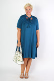 Plus Size Clothing for Women - Blueberry Bow Tie Dress - Society+ - Society Plus - Buy Online Now! - 3