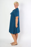 Plus Size Clothing for Women - Blueberry Bow Tie Dress - Society+ - Society Plus - Buy Online Now! - 4