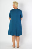 Plus Size Clothing for Women - Blueberry Bow Tie Dress - Society+ - Society Plus - Buy Online Now! - 5