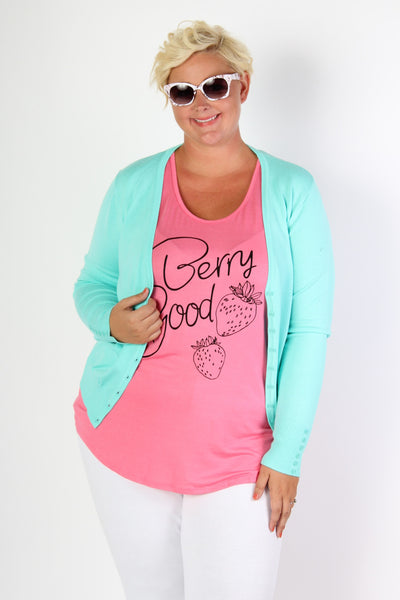 Plus Size Clothing for Women - Berry Good Tank - Society+ - Society Plus - Buy Online Now! - 3