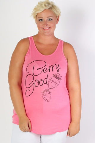 Plus Size Clothing for Women - Berry Good Tank - Society+ - Society Plus - Buy Online Now! - 1