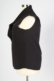 Plus Size Clothing for Women - Sleeveless Bow Blouse - Black - Society+ - Society Plus - Buy Online Now! - 3