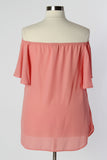 Plus Size Clothing for Women - Penny Lane Flowy Blouse - Pink - Society+ - Society Plus - Buy Online Now! - 4