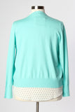 Plus Size Clothing for Women - Chronicles of Chic Cardigan - Mint - Society+ - Society Plus - Buy Online Now! - 4