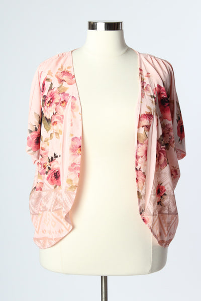 Plus Size Clothing for Women - Roses are Pink Cardigan - Society+ - Society Plus - Buy Online Now! - 2