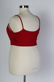 Plus Size Clothing for Women - Jessica Kane Caged Crop Top - Red - Society+ - Society Plus - Buy Online Now! - 2