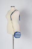 Plus Size Clothing for Women - Striped Round Crossbody Bag - Blue - Society+ - Society Plus - Buy Online Now! - 6
