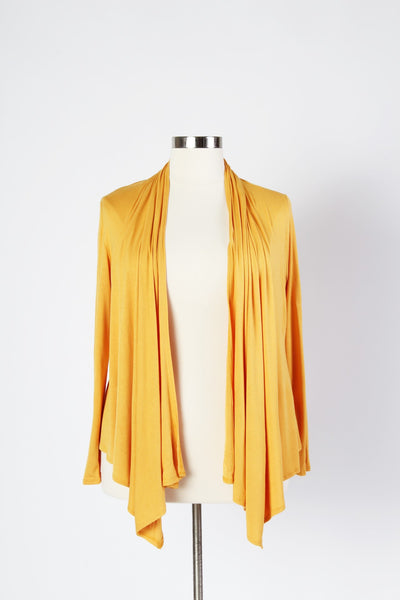 Plus Size Clothing for Women - Waterfall Cardigan - Mustard - Society+ - Society Plus - Buy Online Now! - 2