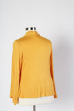 Plus Size Clothing for Women - Waterfall Cardigan - Mustard - Society+ - Society Plus - Buy Online Now! - 3