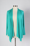Plus Size Clothing for Women - Waterfall Cardigan - Mint - Society+ - Society Plus - Buy Online Now! - 3