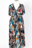 Plus Size Clothing for Women - That 70s Dress - Teal - Society+ - Society Plus - Buy Online Now! - 1
