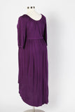 Plus Size Clothing for Women - Flowy High Low Dress - Purple - Society+ - Society Plus - Buy Online Now! - 4