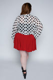 Plus Size Clothing for Women - EmpoweRED Mini Skirt - Society+ - Society Plus - Buy Online Now! - 2