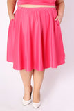 Plus Size Clothing for Women - J. Kane Salmon Skirt - Society+ - Society Plus - Buy Online Now! - 2